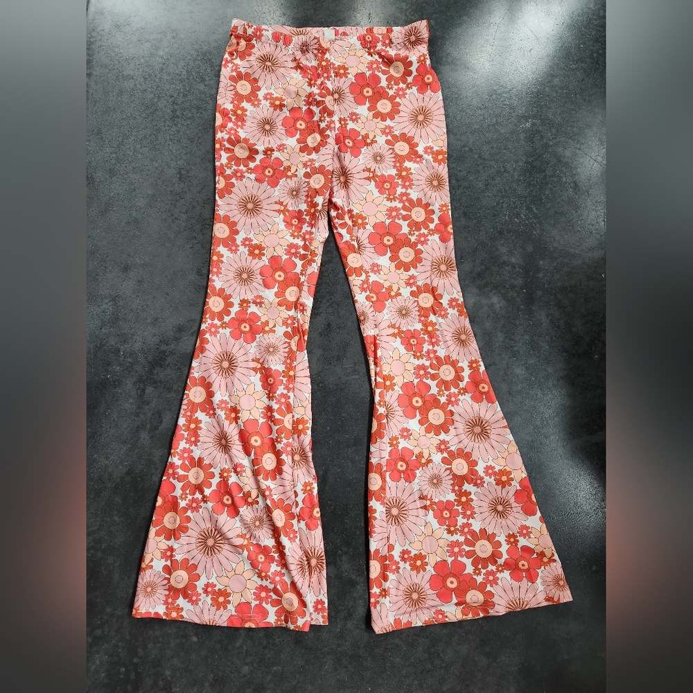 Flower Flare Pants